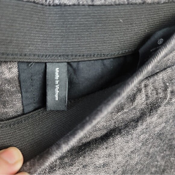 Theory Heather Grey Straightleg Ankle Pants with Pockets Womens Size 6 - Picture 3 of 14